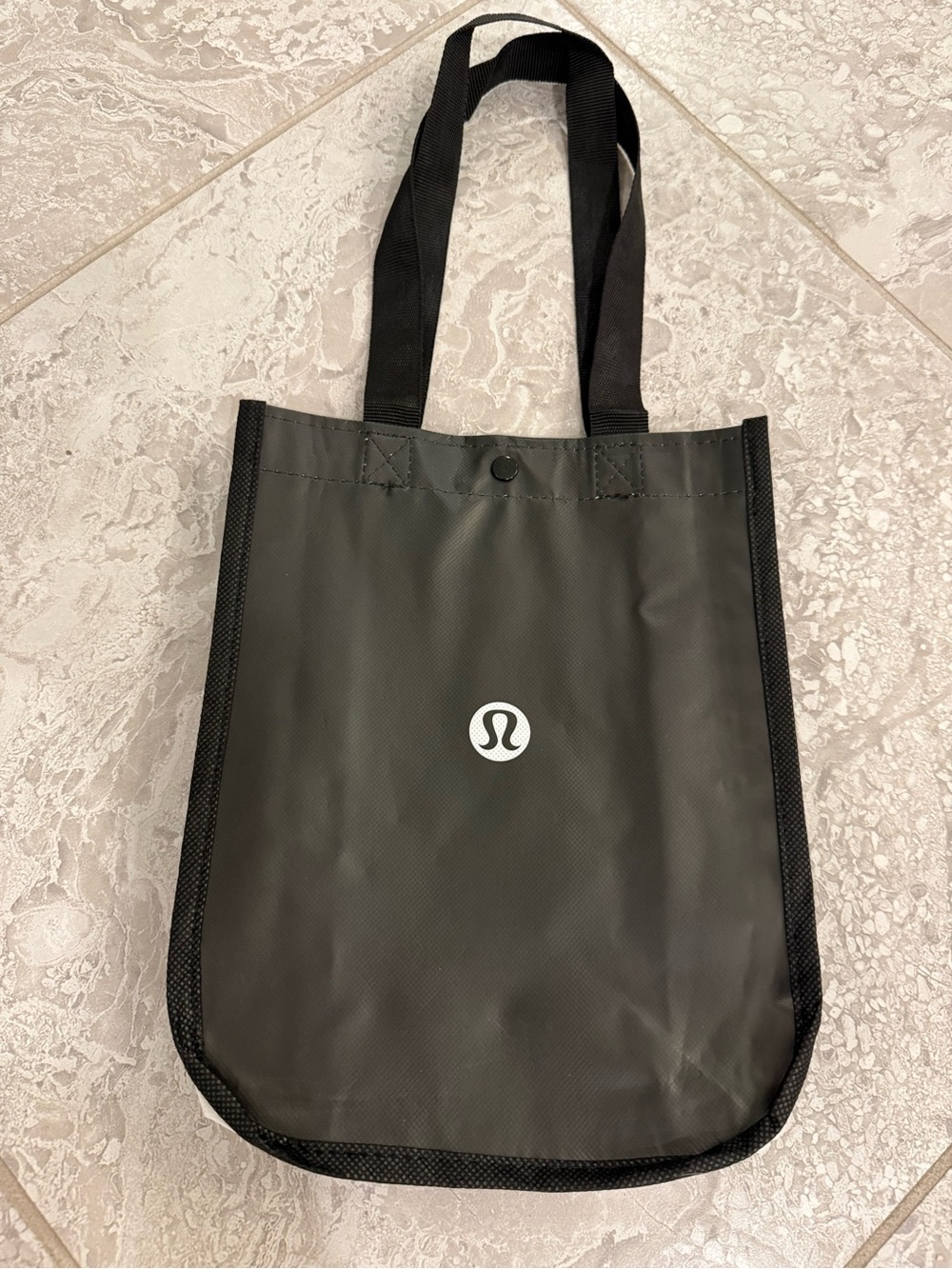 NWT lululemon athletica Small Black Logo Tote